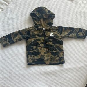Carhartt Baby Green Camo Hoodie 6 Months